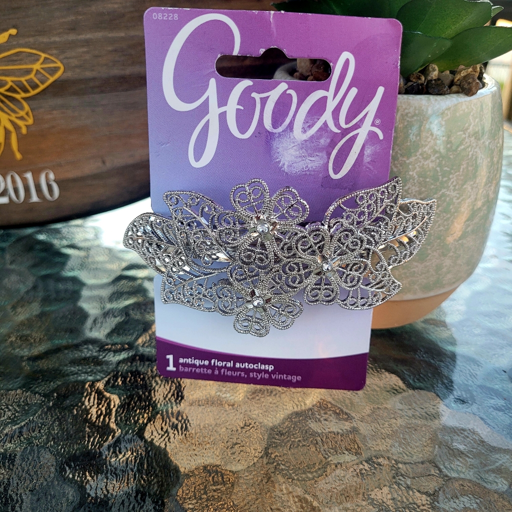 Goody Antique Floral Barette 9$